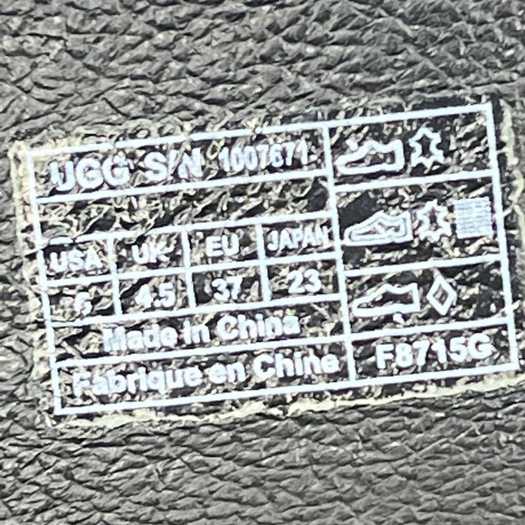 UGG Australia Womens Black Dayle 1007671 Suede Mid Calf Western Boots Size US 6 - Picture 9 of 9